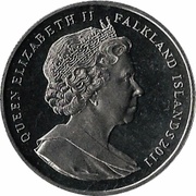 1 Crown - Elizabeth II Royal Wedding obverse image