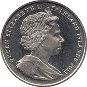 1 Crown - Elizabeth II Margaret Thatcher obverse image