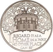 5 Pounds - Elizabeth II Windsor Castle, United Kingdom, 2013 reverse image