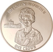 1 Crown - Elizabeth II 90th Birthday, United Kingdom, 2016 reverse image