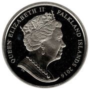 1 Crown - Elizabeth II Order of the Garter obverse image