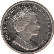 1 Crown - Elizabeth II House of Windsor - King George V obverse image