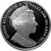 1 Crown - Elizabeth II - George V House of Windsor obverse image