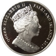 1 Crown - Elizabeth II House of Windsor - King George VI obverse image