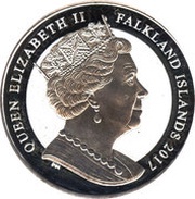 1 Crown - Elizabeth II Britannia with legend obverse image
