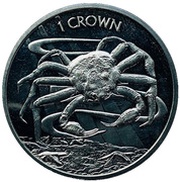 1 Crown - Elizabeth II Sea Crab, United Kingdom, 2018 reverse image