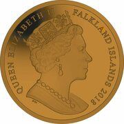1 Crown - Elizabeth II Sea Crab; Titanium obverse image