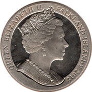 1 Crown - Elizabeth II Sapphire Coronation obverse image