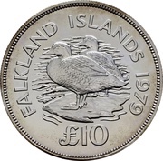 10 Pounds - Elizabeth II Conservation; Silver Issue, United Kingdom, 1979 reverse image