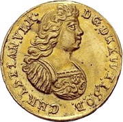¼ Ducat - Christian Ulrich von Bernstadt Death obverse image