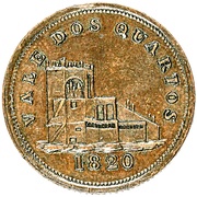 2 Quartos James Spittle, United Kingdom, 1820 reverse image
