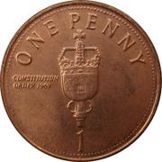 1 Penny - Elizabeth II Mace of the House of Assembly, United Kingdom, 2005-2009 reverse image