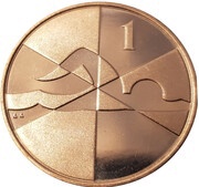 1 Penny - Elizabeth II 2019 Island Games, United Kingdom, 2019 reverse image