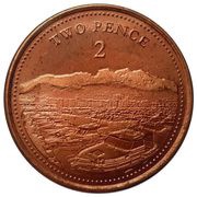 2 Pence - Elizabeth II Small Boats Marina, United Kingdom, 2020 reverse image