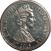 5 Pence - Elizabeth II Lady of the Night Flower obverse image