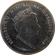 5 Pence - Elizabeth II New Calpe House obverse image