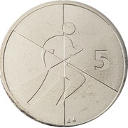 5 Pence - Elizabeth II 2019 Island Games, United Kingdom, 2019 reverse image