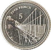 5 Pence - Elizabeth II Windsor Bridge, United Kingdom, 2020 reverse image