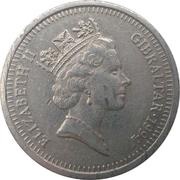 10 Pence - Elizabeth II Moorish Castle; small type obverse image