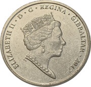 10 Pence - Elizabeth II 1967 Referendum Anniversary obverse image