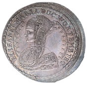 1 Thaler - Sylvius II Frederick Death of Elisabeth Maris obverse image