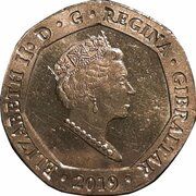 20 Pence - Elizabeth II 2019 Island Games obverse image