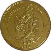 20 Pence Captain Kidd, United Kingdom, 2019 reverse image