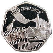 20 Pence - Elizabeth II UEFA Euro 2020 - Austria, United Kingdom, 2020 reverse image