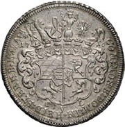 1 Thaler - Karl Friedrich, Bohemia, 1716-1717 reverse image