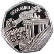 20 Pence - Elizabeth II UEFA Euro 2020 - Germany, United Kingdom, 2020 reverse image