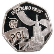 20 Pence - Elizabeth II UEFA Euro 2020 - Poland, United Kingdom, 2020 reverse image