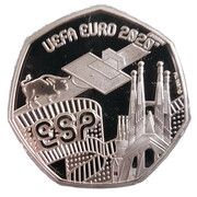 20 Pence - Elizabeth II UEFA Euro 2020 - Spain, United Kingdom, 2020 reverse image