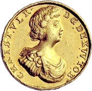 1 Ducat - Christian Ulrich von bernstadt Death obverse image