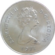 25 New Pence - Elizabeth II Barbary Ape obverse image