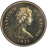 25 New Pence - Elizabeth II Barbary Ape; Silver Proof obverse image