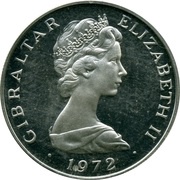 25 New Pence - Elizabeth II Silver Wedding; Silver Proof obverse image