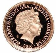 ¼ Sovereign - Elizabeth II Battle of the Atlantic obverse image