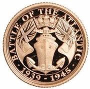 ¼ Sovereign - Elizabeth II Battle of the Atlantic, United Kingdom, 2016 reverse image