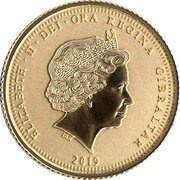 ¼ Sovereign - Elizabeth II Concorde 50th Anniversary obverse image