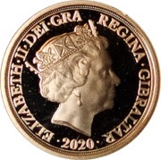 ¼ Sovereign - Elizabeth II Strength and Stay obverse image