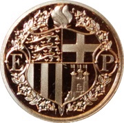 ¼ Sovereign - Elizabeth II Strength and Stay, United Kingdom, 2020 reverse image