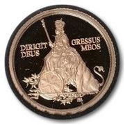¼ Sovereign - Elizabeth and the Lion, United Kingdom, 2021 reverse image