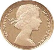 ¼ Sovereign - Elizabeth II Platinum Jubilee, United Kingdom, 2022 reverse image