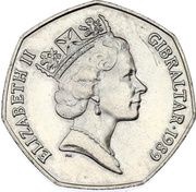 50 Pence - Elizabeth II Christmas obverse image
