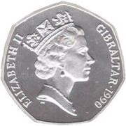 50 Pence - Elizabeth II Christmas; Silver Proof obverse image