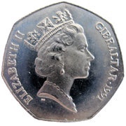 50 Pence - Elizabeth II Christmas obverse image