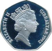 50 Pence - Elizabeth II Christmas; Silver Proof obverse image