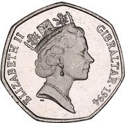 50 Pence - Elizabeth II Christmas obverse image