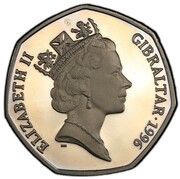 50 Pence - Elizabeth II Christmas; Silver Proof obverse image