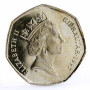 50 Pence - Elizabeth II Christmas obverse image